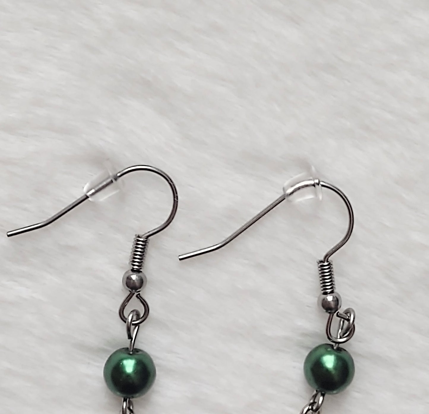 "Holiday Snowflake" Silver Stainless Steel Snowflake Earrings