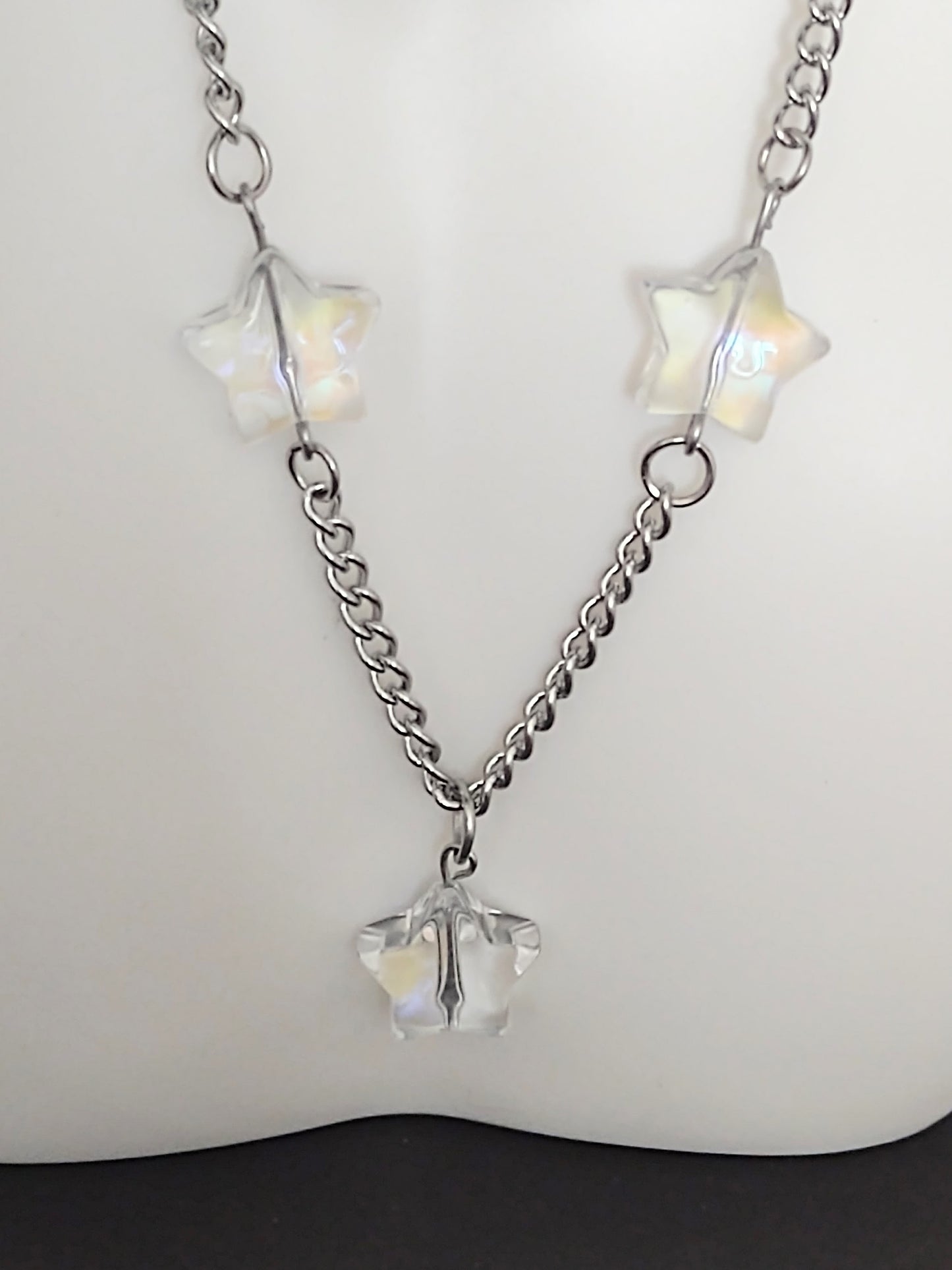 "Starfire" Stainless Steel Star Necklace