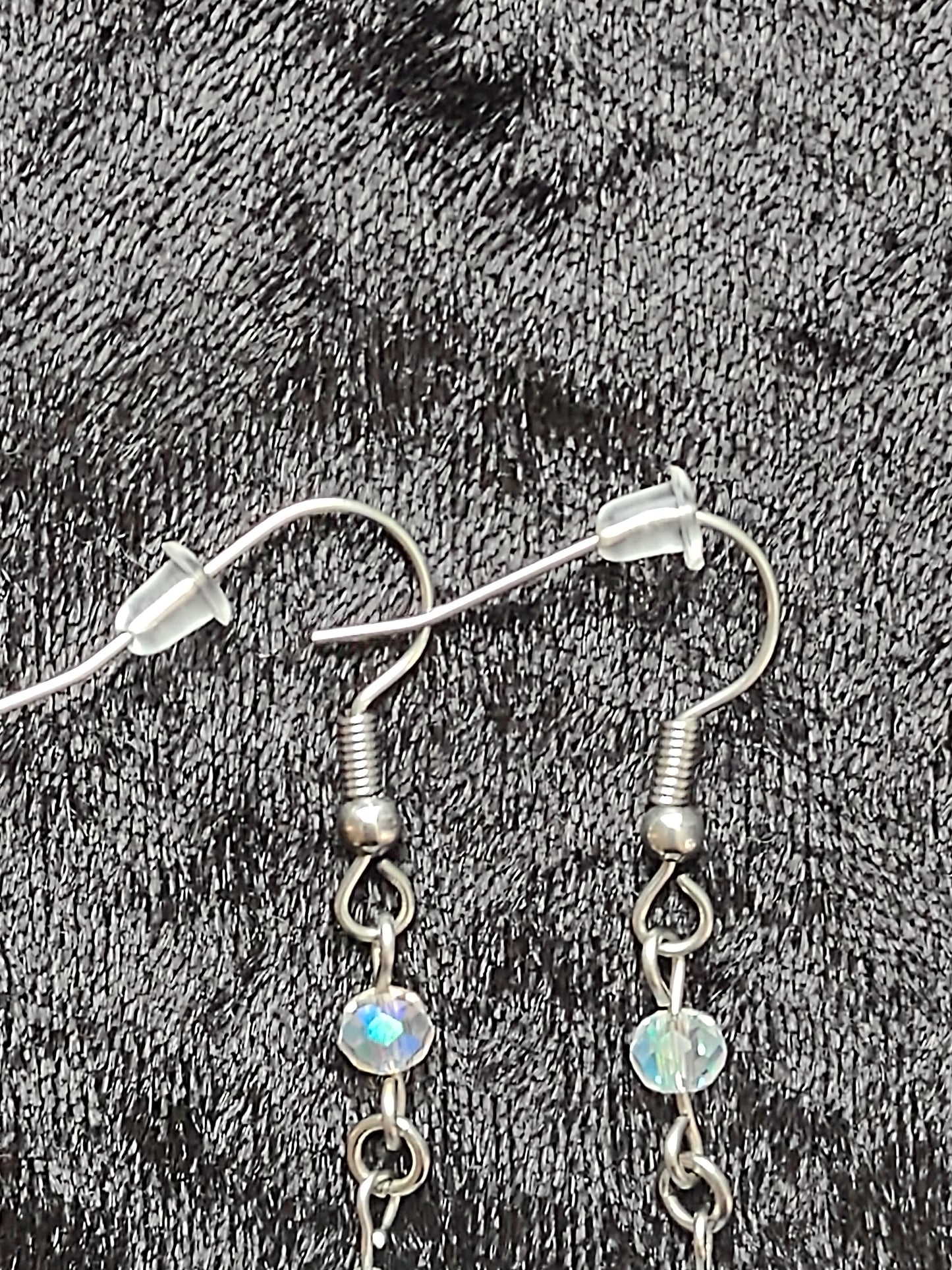 "Starfire" Stainless Steel Star Bead Earrings