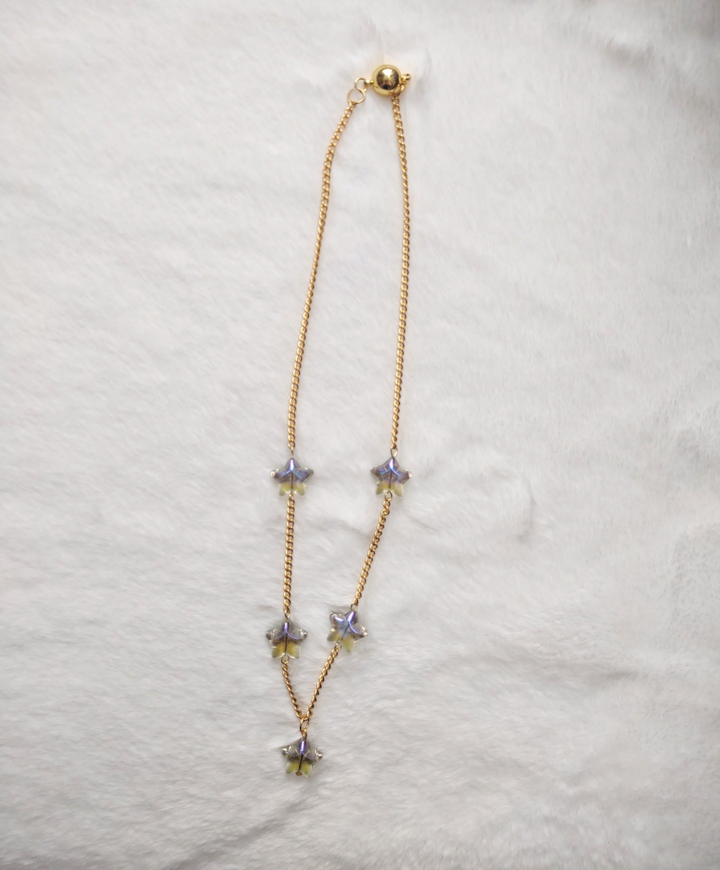 "Starfire" Stainless Steel Star Necklace