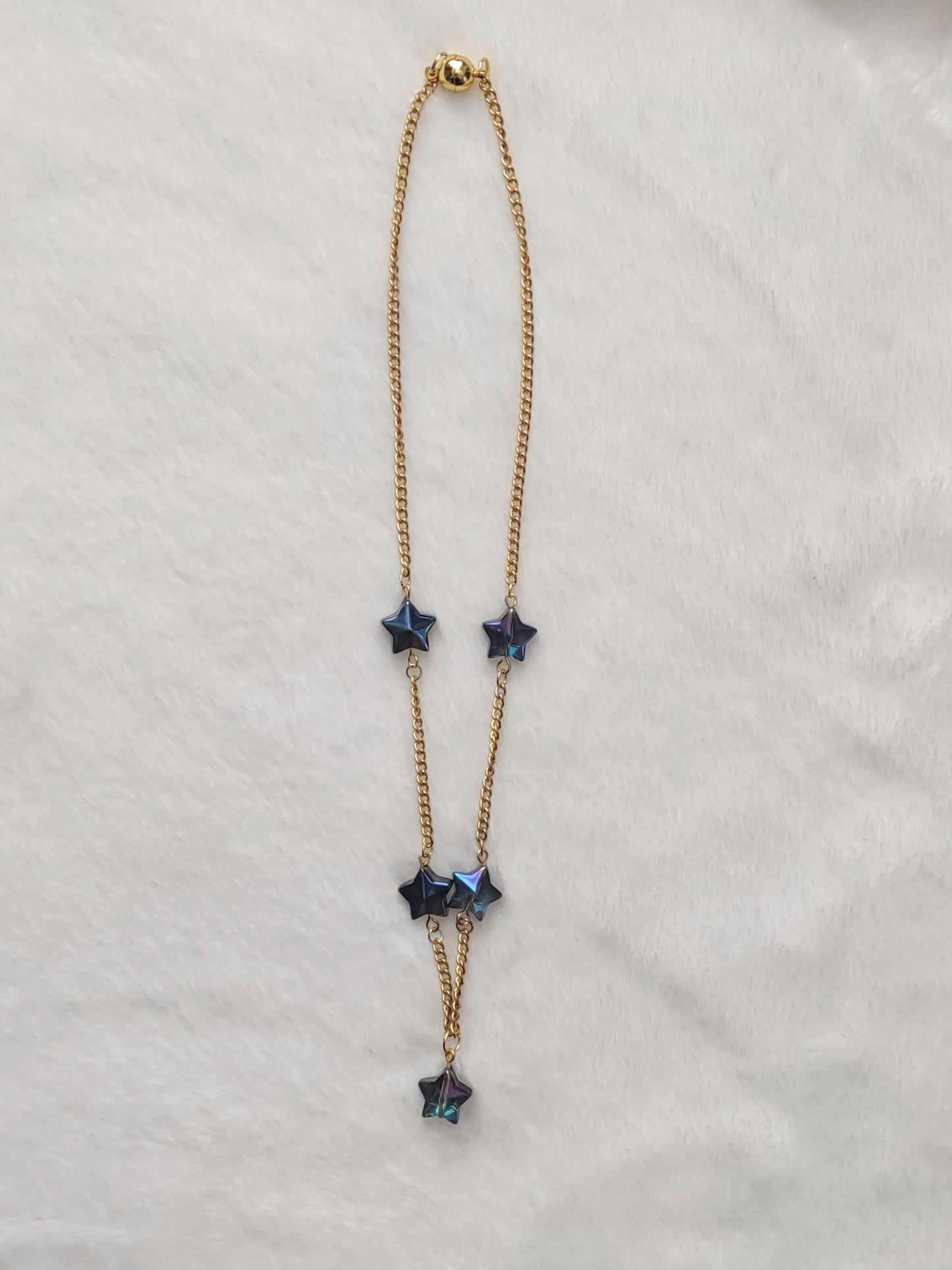 "Starfire" Stainless Steel Star Necklace