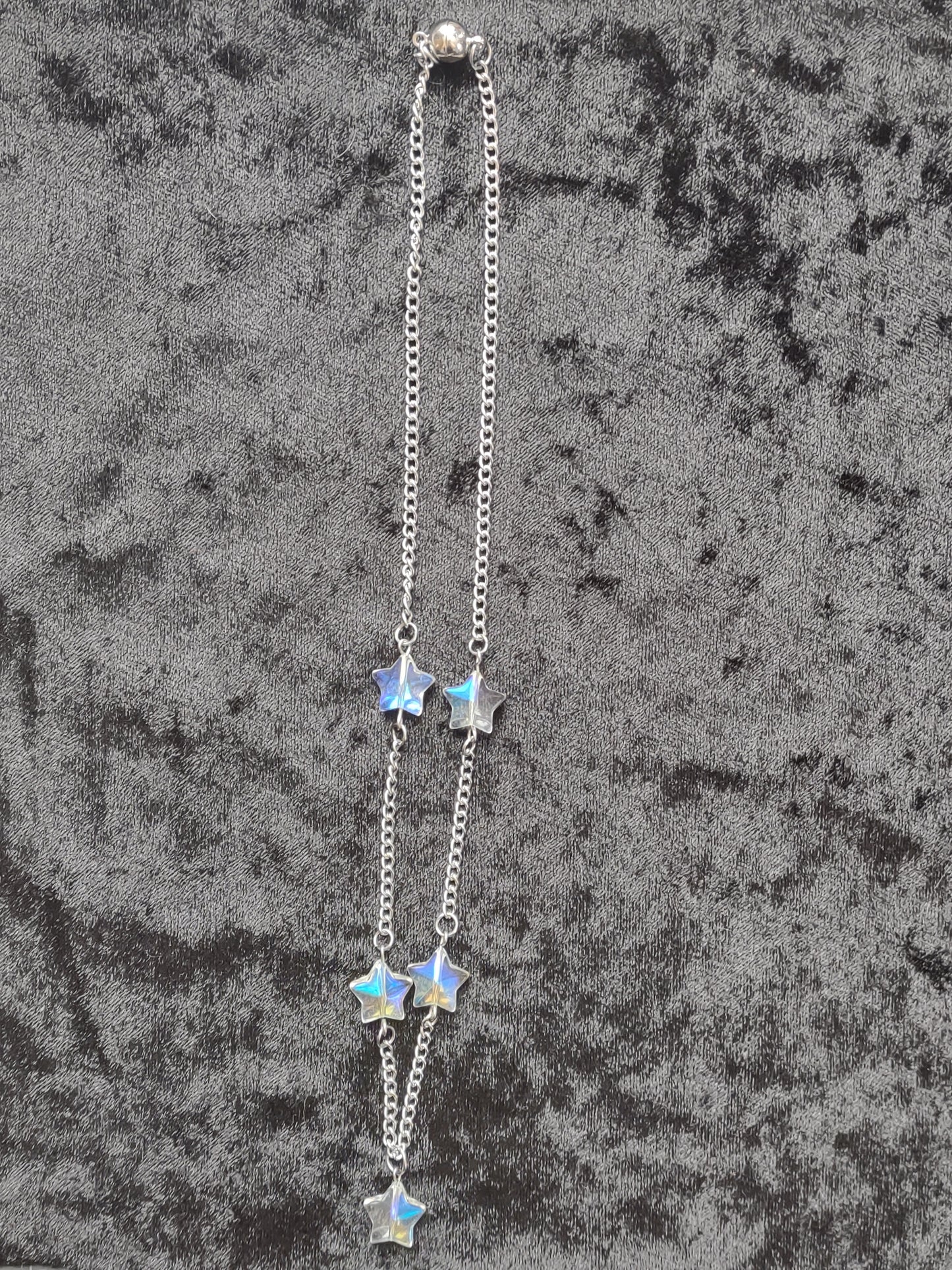 "Starfire" Stainless Steel Star Necklace