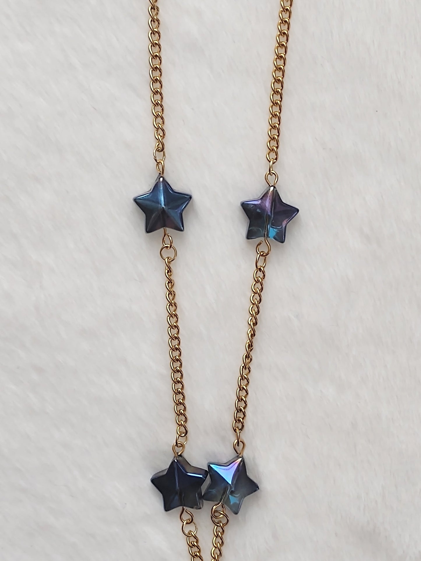 "Starfire" Stainless Steel Star Necklace