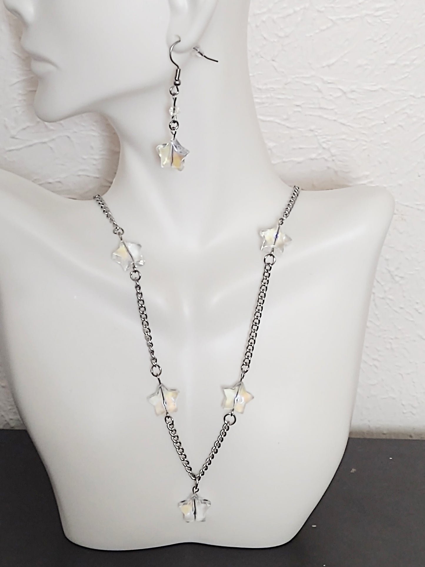 "Starfire" Stainless Steel Star Necklace