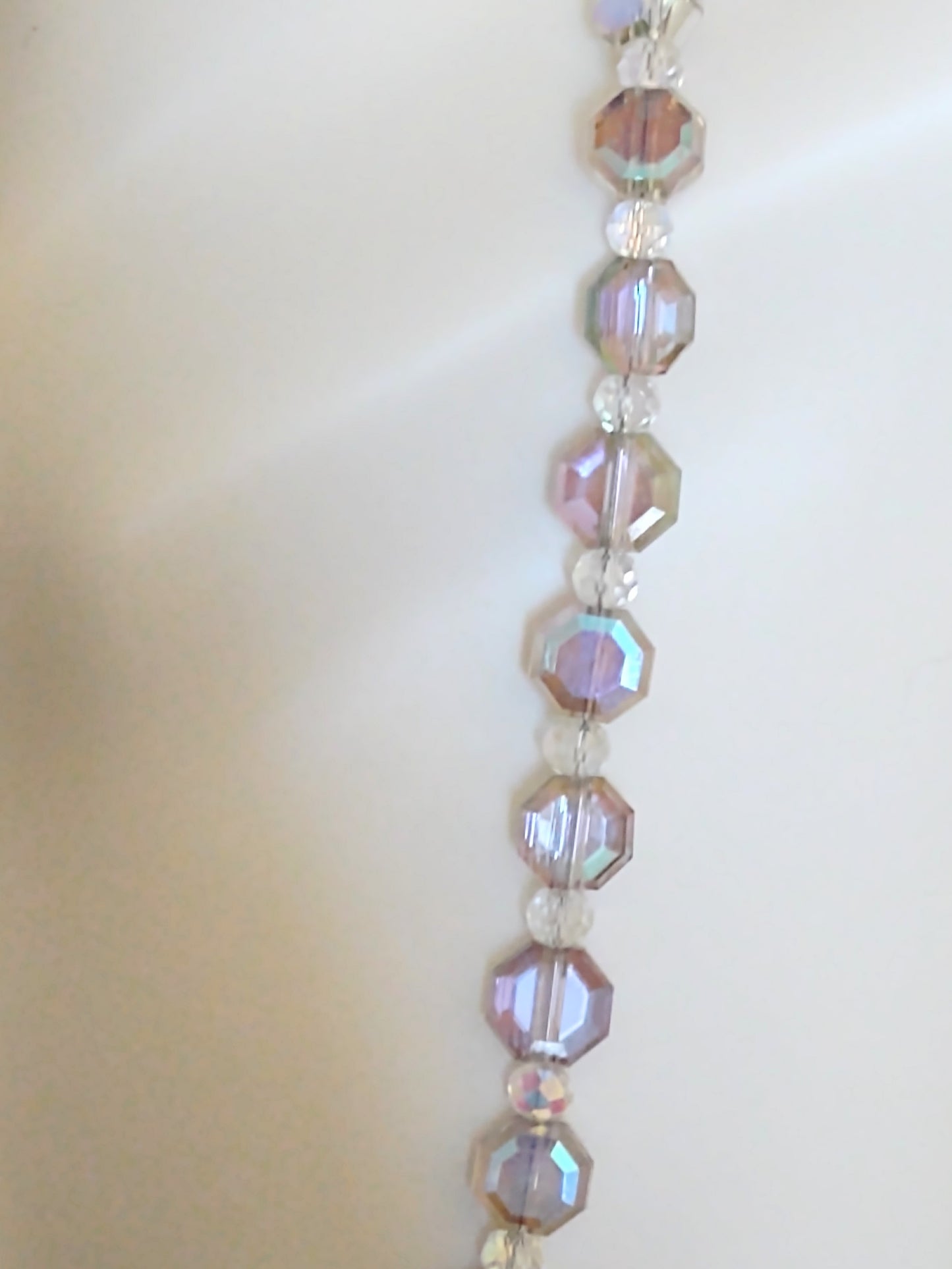 "Aurora" AB Glass Beaded Necklace