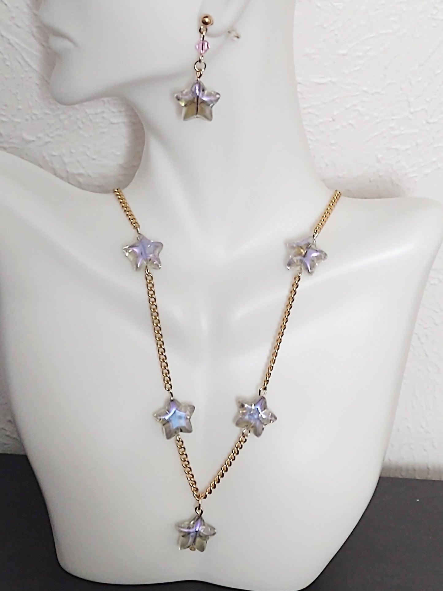 "Starfire" Stainless Steel Star Necklace