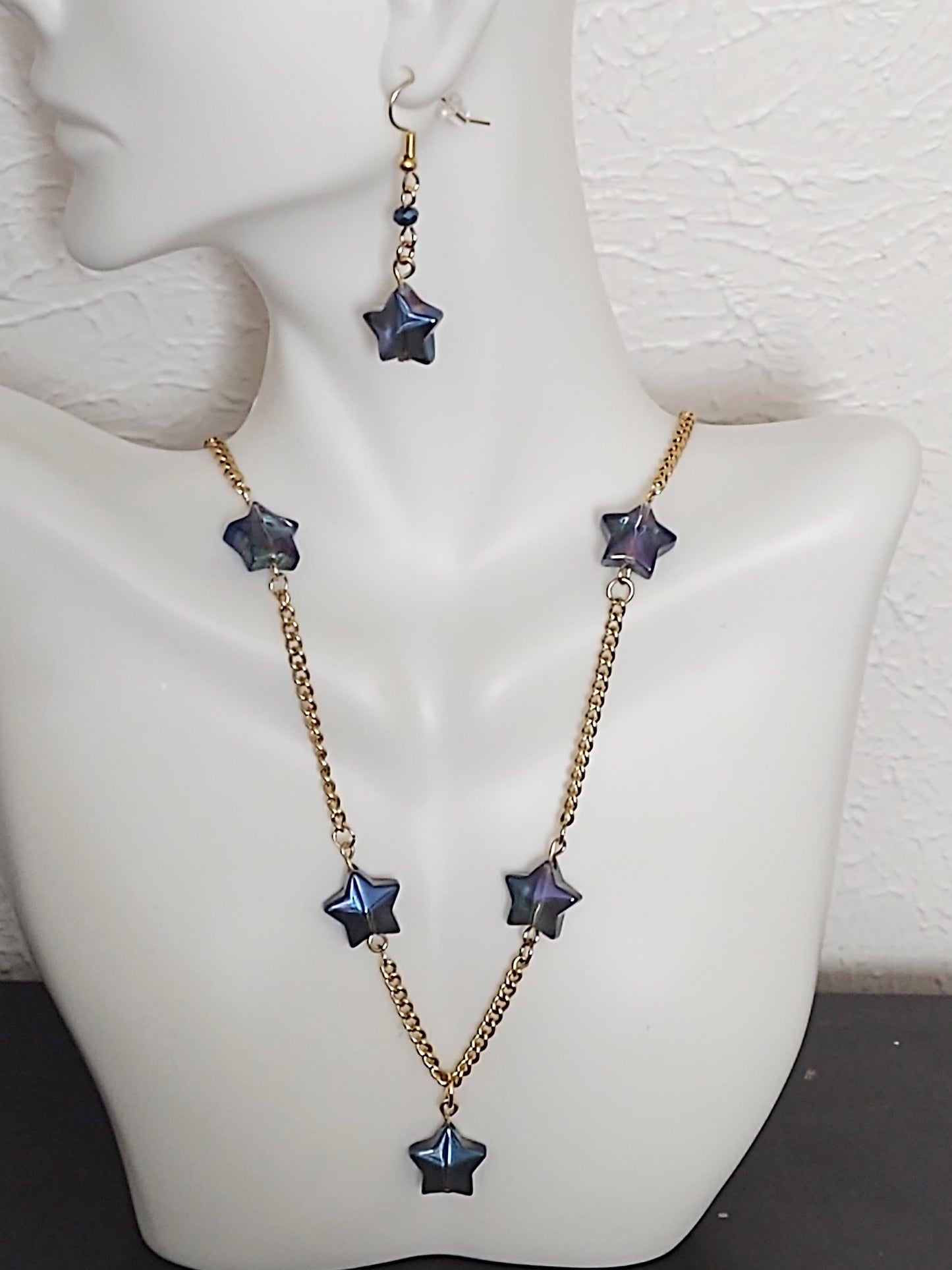 "Starfire" Stainless Steel Star Necklace
