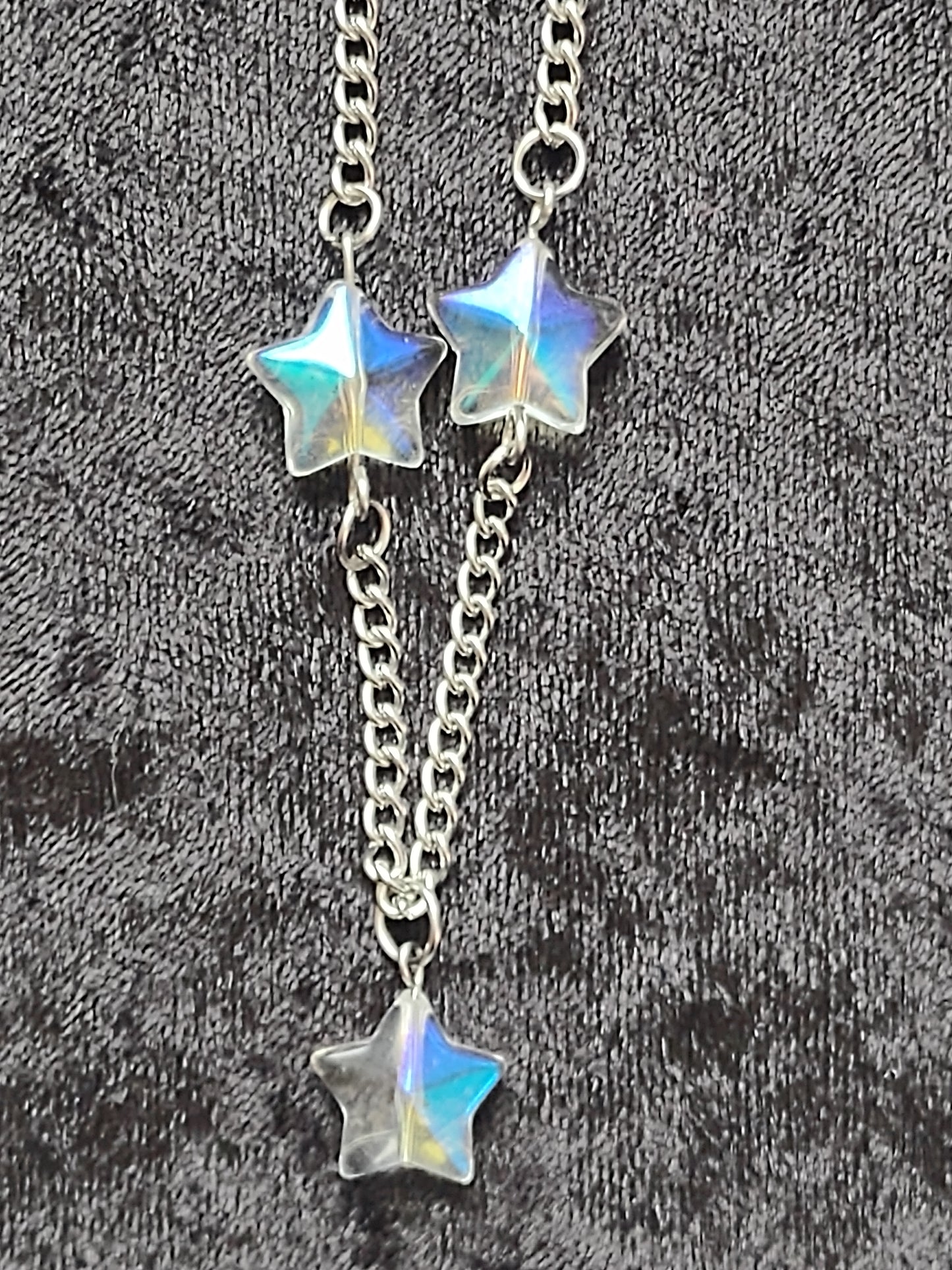 "Starfire" Stainless Steel Star Necklace