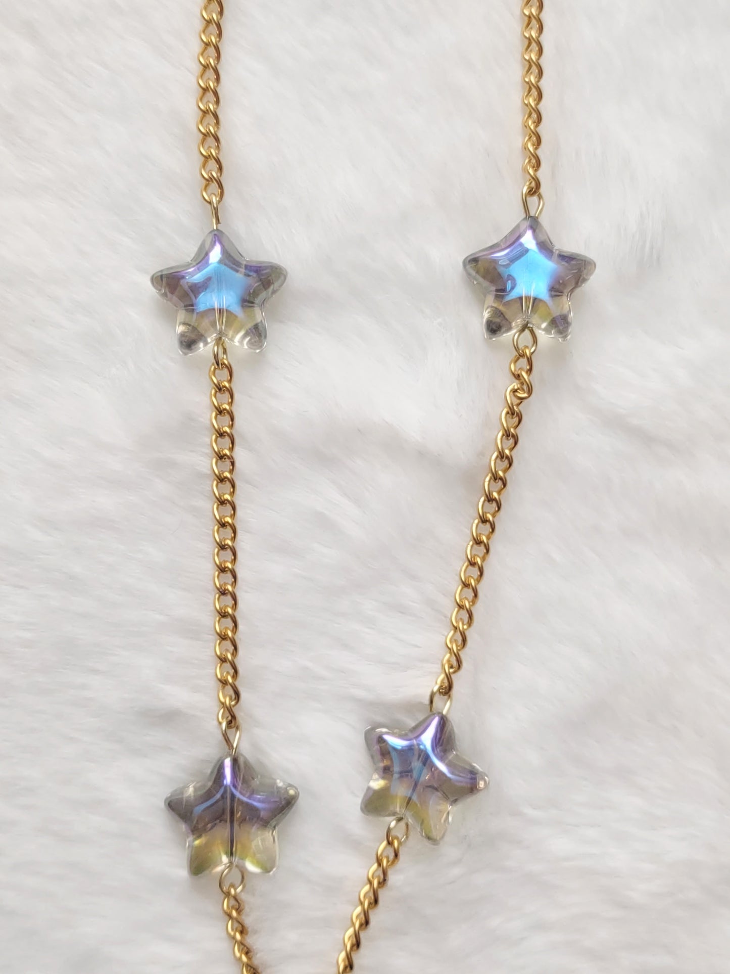 "Starfire" Stainless Steel Star Necklace