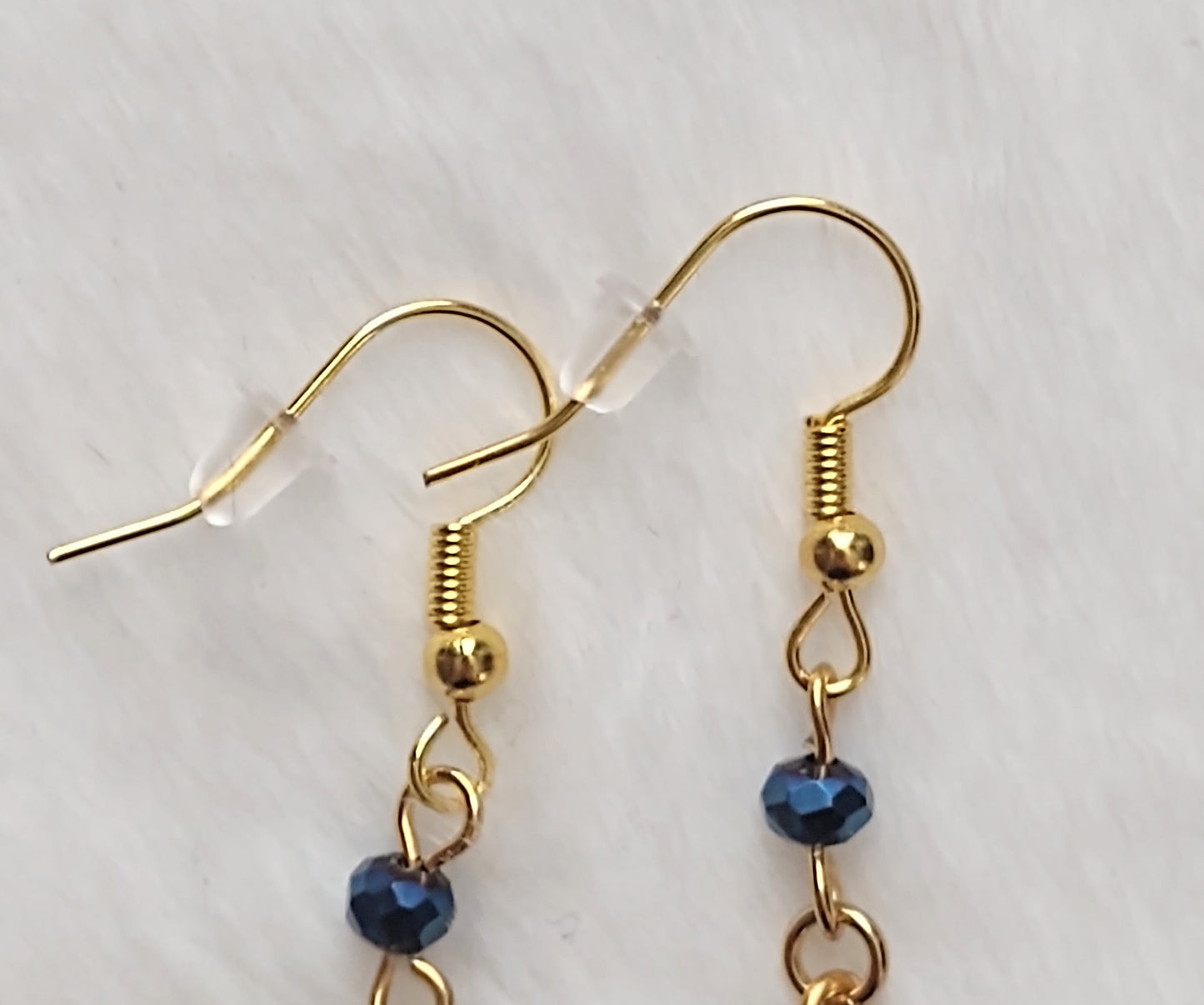 "Starfire" Stainless Steel Star Bead Earrings